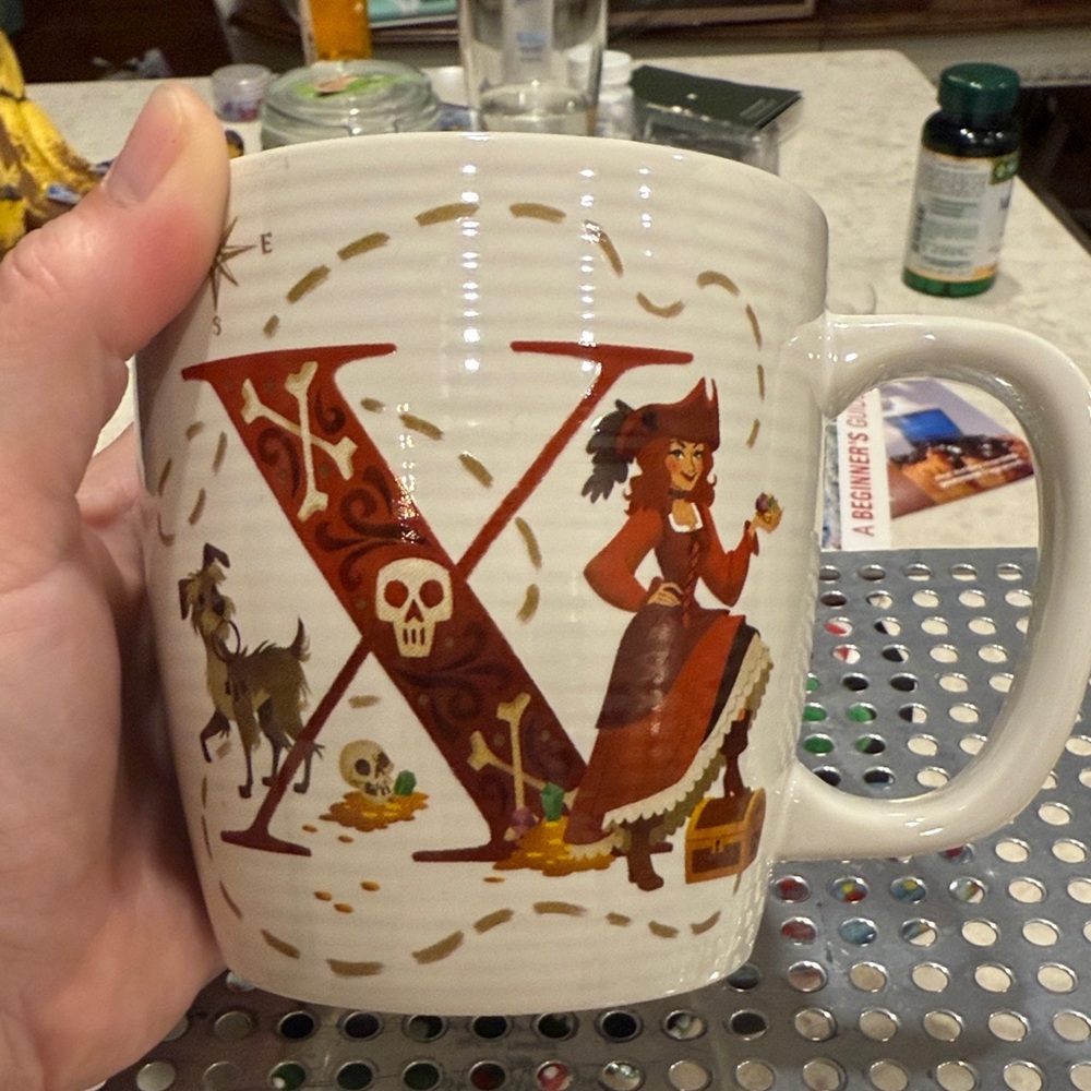 Disney Pirate Adventure Mug - Red and Brown